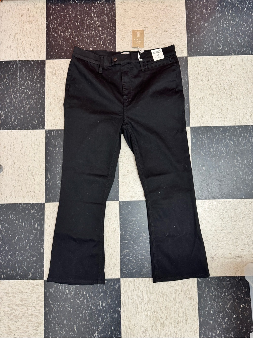 J. Crew Black Flare Jeans